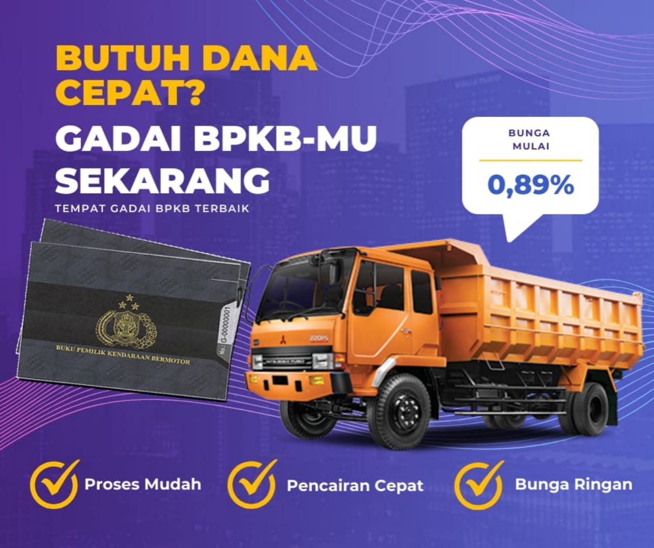 Kredit Jaminan Bpkb Mobil Truck Mitsubishi Fuso Fm Dapat Dana Berapa? Seperti Ini Simulasinya
